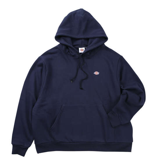 DICKIES エンブロイダリーロゴプルパーカー ネイビー