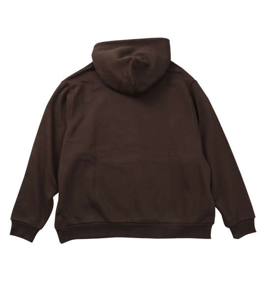 DICKIES エンブロイダリーロゴプルパーカー ダークブラウン