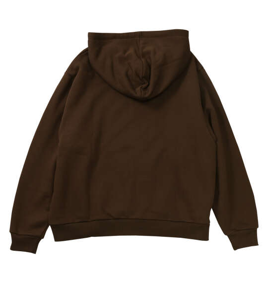 DICKIES エンブロイダリーロゴフルジップパーカー ダークブラウン