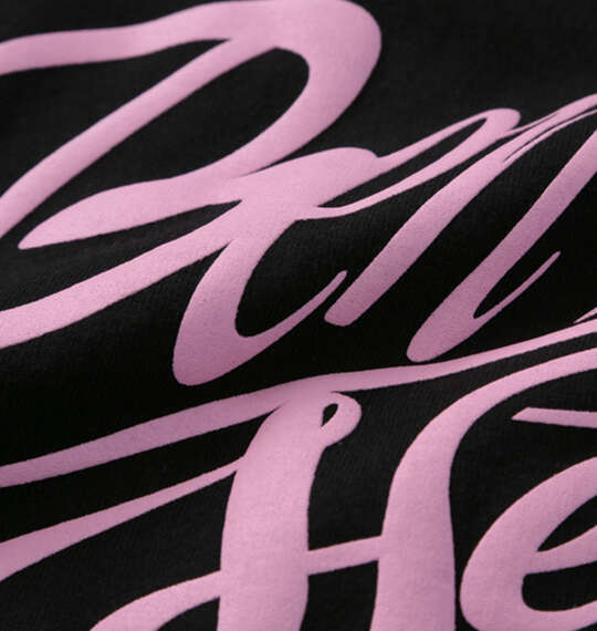 BEN DAVIS ハートスクリプトロゴ長袖Tシャツ ブラック