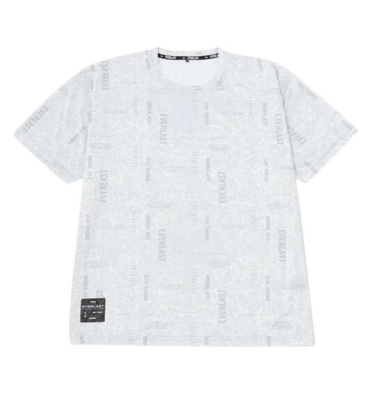 EVERLAST 総柄プリント半袖Tシャツ ライトグレー