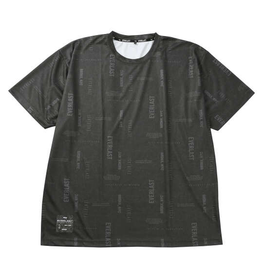 EVERLAST 総柄プリント半袖Tシャツ ブラック