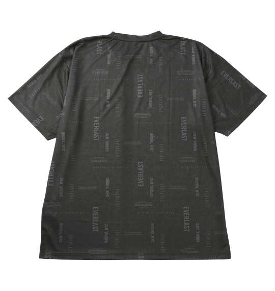 EVERLAST 総柄プリント半袖Tシャツ ブラック