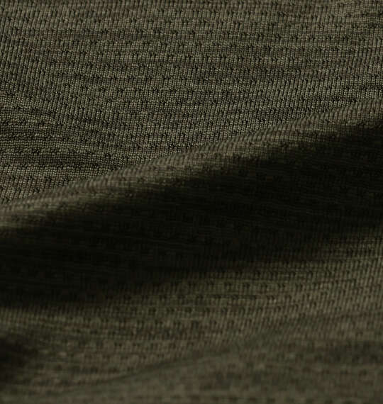 EL.FO DRYクルーネック切替半袖Tシャツ カーキ×ベージュ