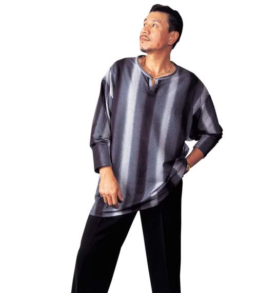  キーネックＴシャツ グレー