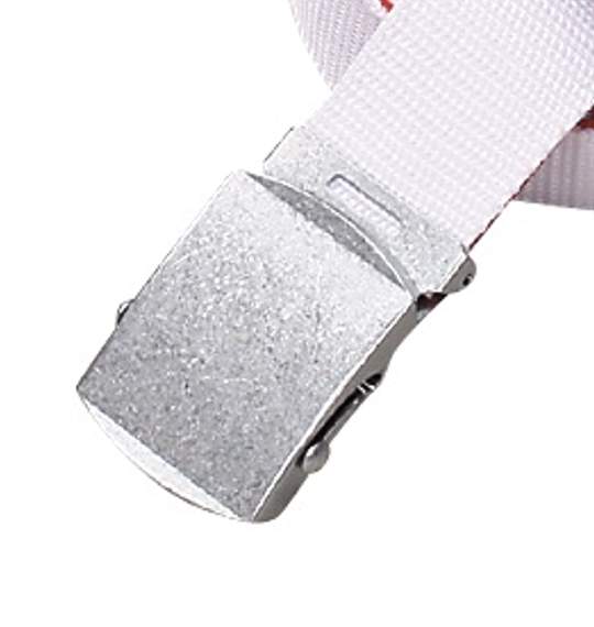 MANCHES リバーシブルGIベルト ホワイト×レッド