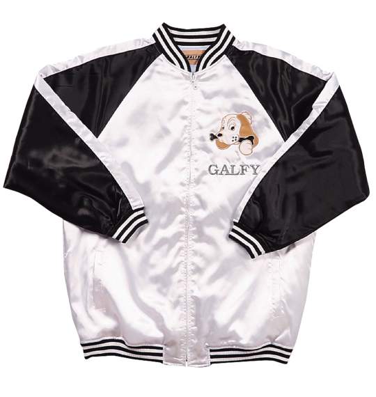 GALFY スカジャン オフホワイト×ブラック