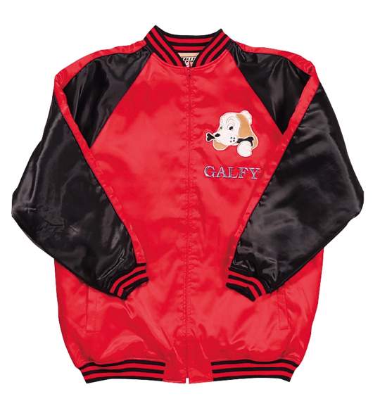 GALFY スカジャン レッド×ブラック