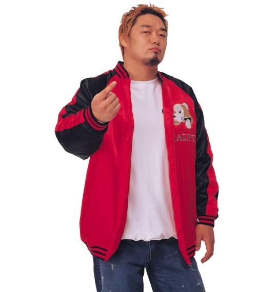 GALFY スカジャン レッド×ブラック