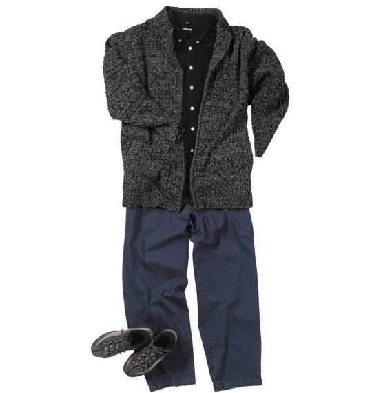 MANCHES デニムイージーパンツ オーバーダイ