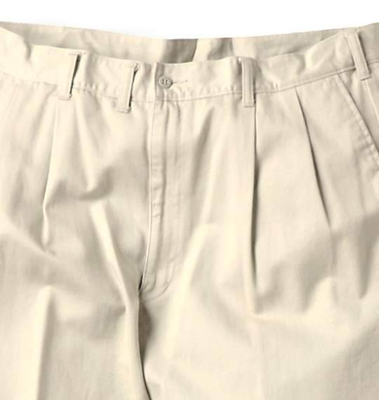 MANCHES ツータックパンツ オフホワイト