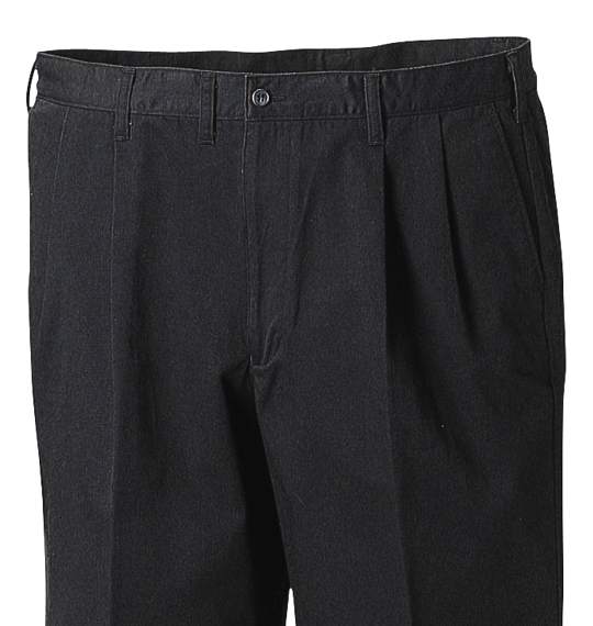 MANCHES ツータックパンツ ブラック