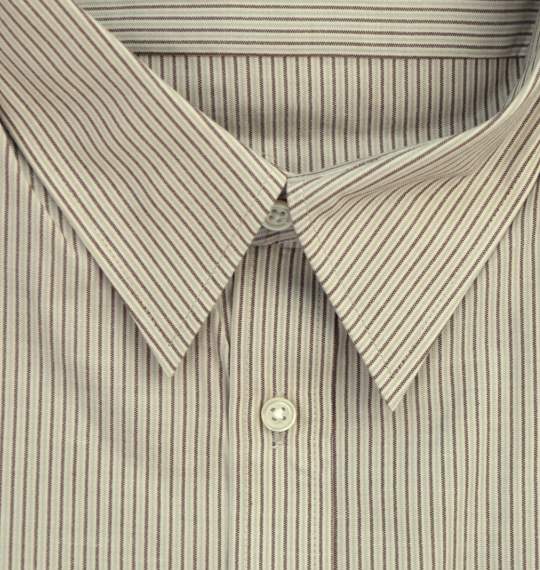  レギュラーカラー カラーシャツ ライトブラウン