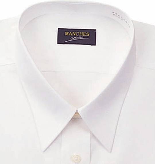  レギュラーカラーシャツ（長袖） ホワイト