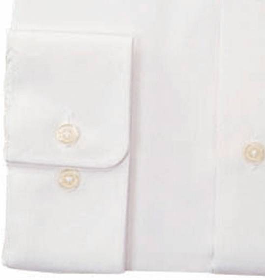  レギュラーカラーシャツ（長袖） ホワイト