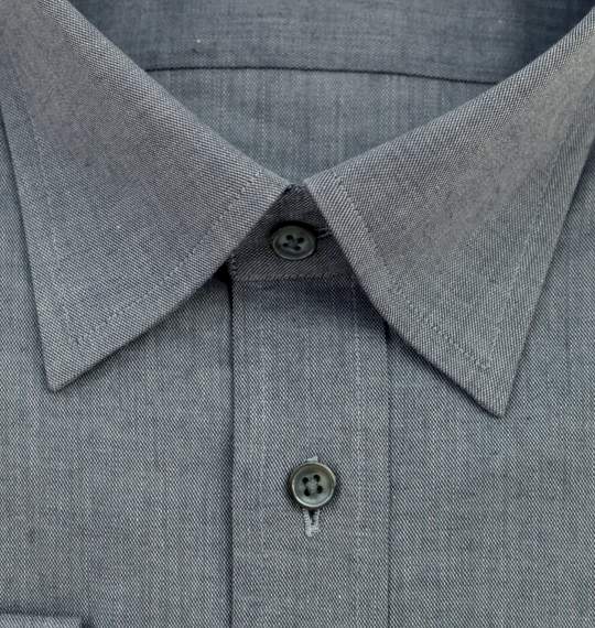 MICHIKO LONDON KOSHINO セミワイドカラーシャツ グレー