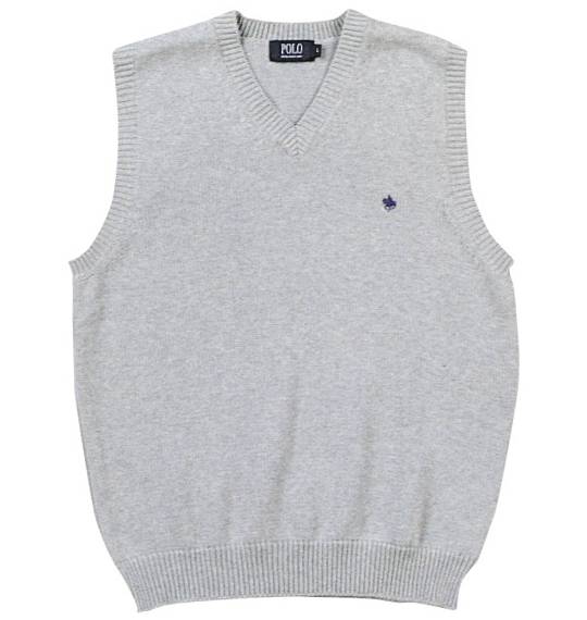 POLO BCS Ｖネックベスト グレー