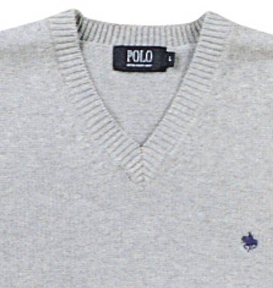 POLO BCS Ｖネックベスト グレー