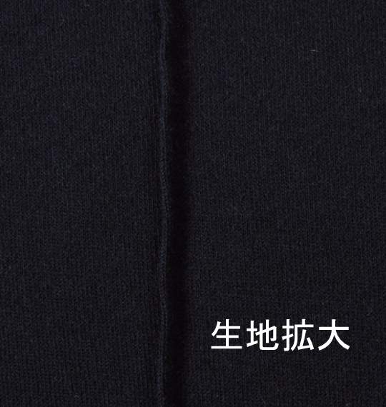 MANCHES ピンタックVネックＴシャツ ブラック