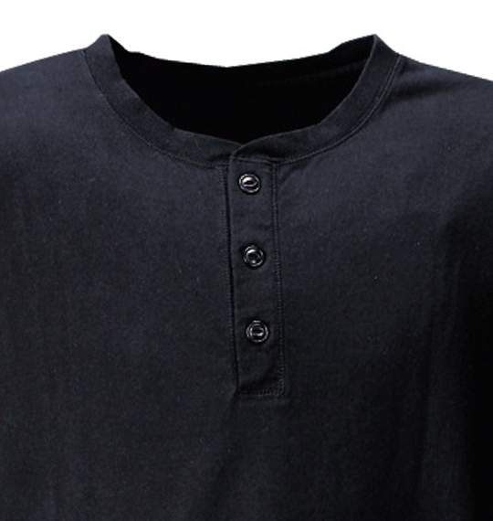 MANCHES ヘンリーTシャツ ブラック