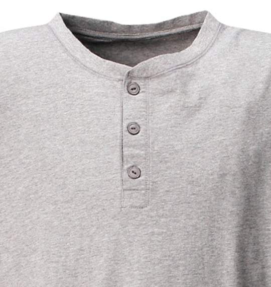 MANCHES ヘンリーTシャツ モクグレー