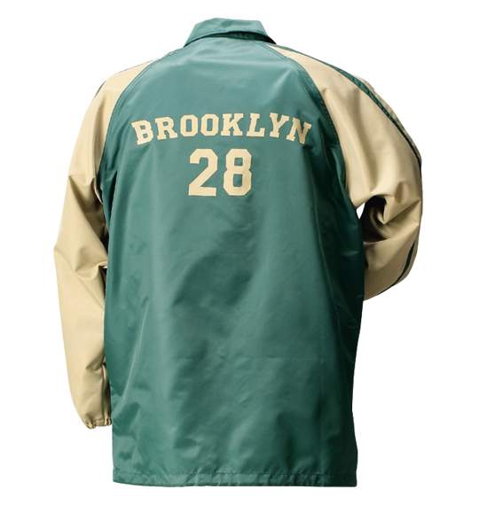 BROOKLYN INDUSTRIES コーチジャケット グリーン