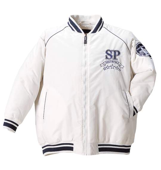 SOUTHPOLE スタジアムジャンバー ホワイト