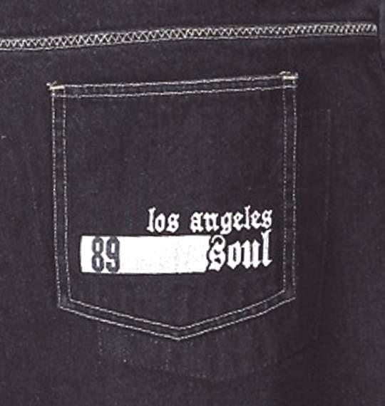 SOUL デニムハーフパンツ ブラック