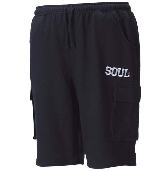 SOUL カーゴハーフパンツ ブラック