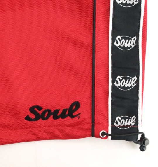 SOUL ジャージハーフパンツ レッド