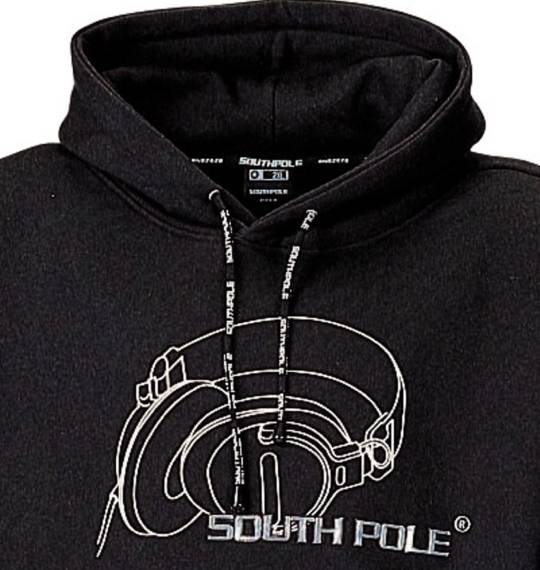 SOUTHPOLE パーカートレーナー ブラック