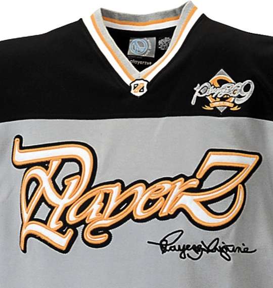 Playerz69 ノースリーブＴシャツ グレー×ブラック