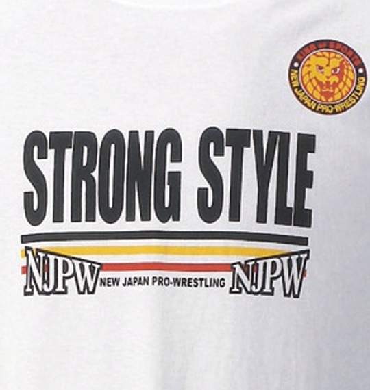 NJPW  Tシャツ（半袖） ホワイト