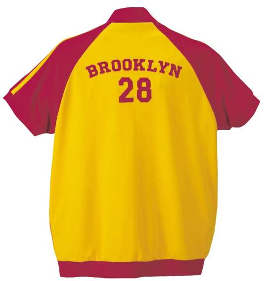 BROOKLYN INDUSTRIES ジャージ（半袖） イエロー×レッド