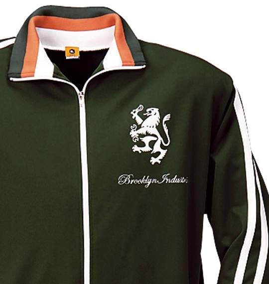 BROOKLYN INDUSTRIES ジップジャージ グリーン