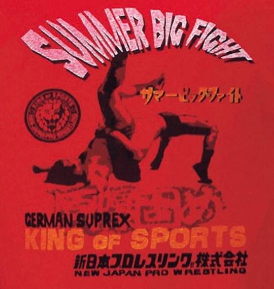 NJPW  Ｔシャツ（半袖） レッド
